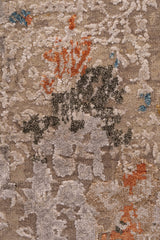 Ivory Erased Heritage Distressed Wool Rug