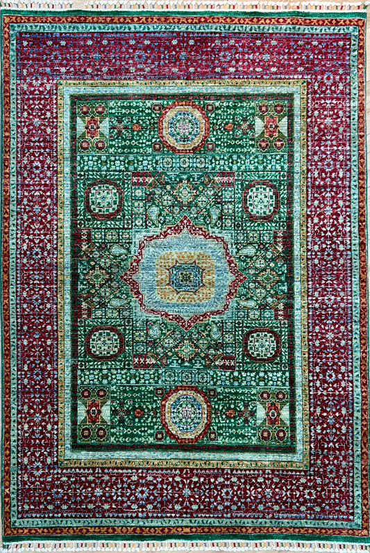 Radha Green mamlouk Rug