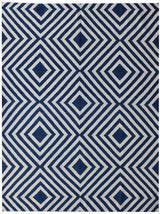 Multi-colour contemporary flatweave kilim in terracotta teal and gold, 238×176cm