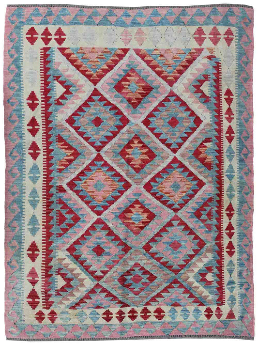 Afghan-Kilim-Soft-colours-190cmx154cm