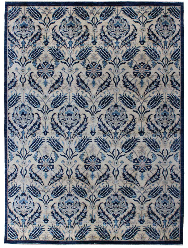 Contemporary-Blue-Rug-270cmx186cm