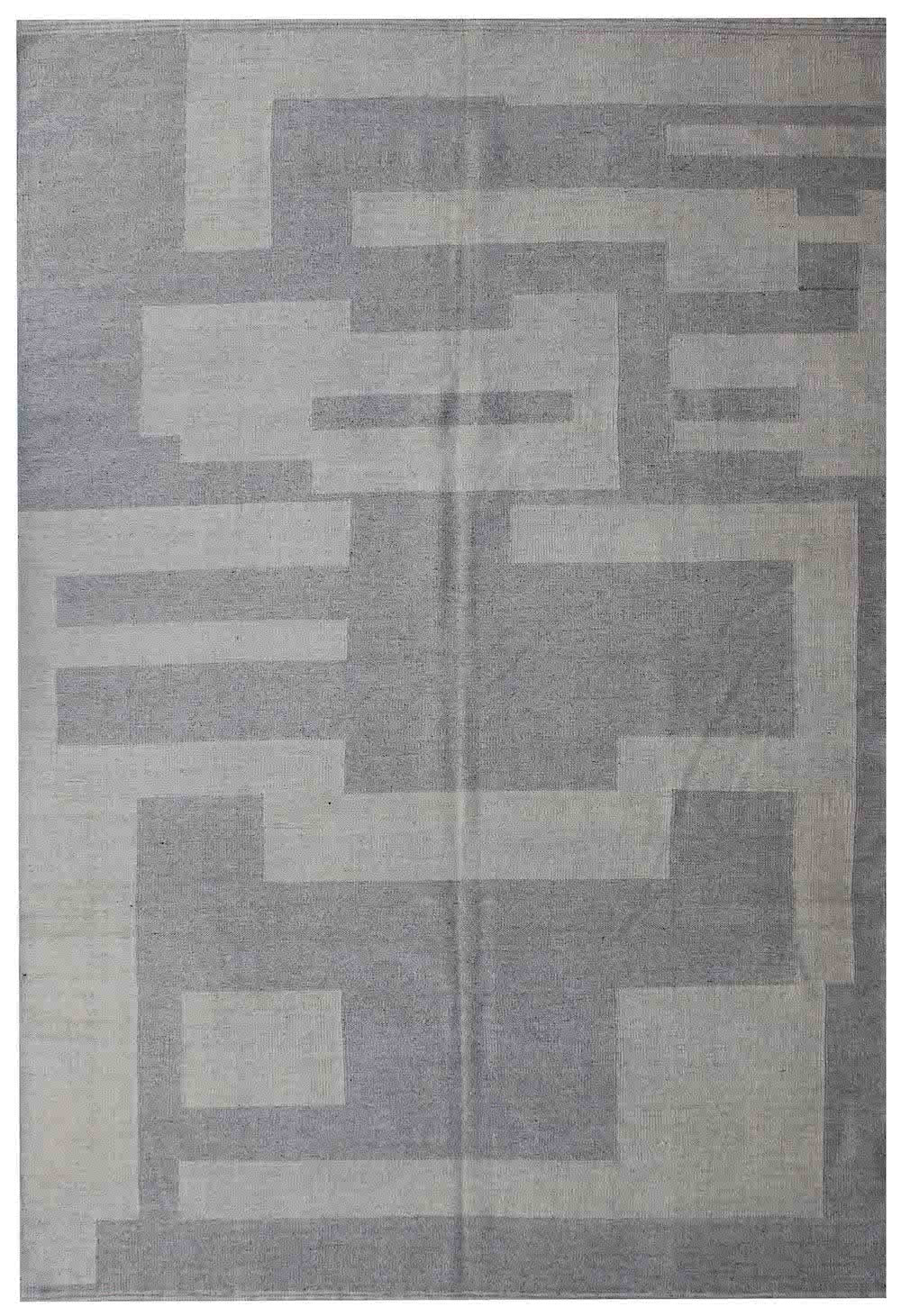 Inaya Contemporary Green/Beige Kilim