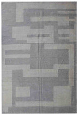 Inaya Contemporary Green/Beige Kilim