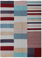 Nouf Modern Black/Beige Kilim