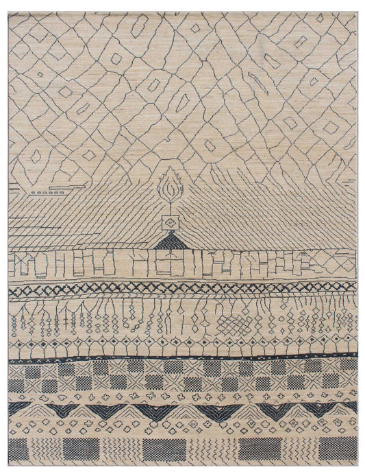 brown-berber-styled-modern-rug-273cmx180cm