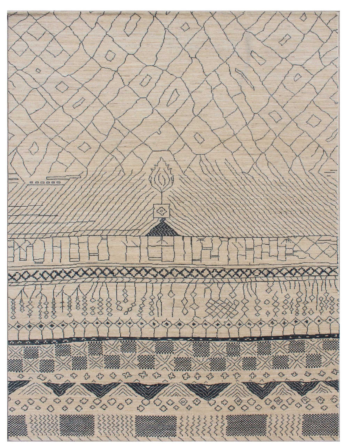 brown-berber-styled-modern-rug-273cmx180cm