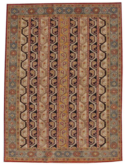 tribal-brown-rug-293cmx205cm