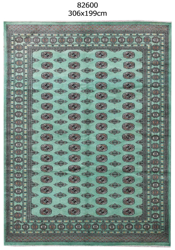 tribal-green-coloured-rug-306x199cm