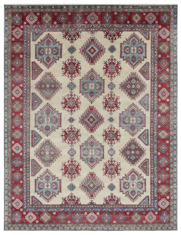 tribal-red-beige-coloured-rug-388cmx278cm